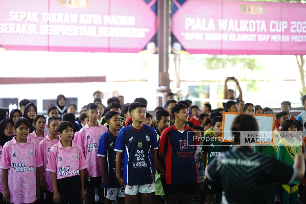 Kejurkot Sepak Takraw Resmi Dibuka, Wawali Tekankan Pembentukan Karakter Atlet Muda