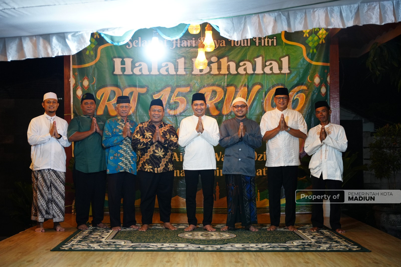 Hadiri Halal Bihalal Warga Demangan, Plt Wali Kota Madiun Tekankan Peran Warga Dukung Pembangunan
