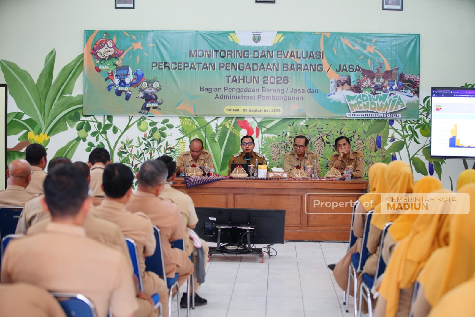 Jadi Narasumber Monitoring Pengadaan Barang/Jasa, Plt Wali Kota Madiun Dorong Percepatan dengan Utamakan Kualitas