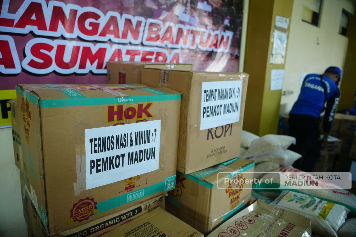 Pemkot Madiun Kirim Bantuan Korban Bencana Sumatera, Total Ada Sembilan Truk di Tahap Pertama