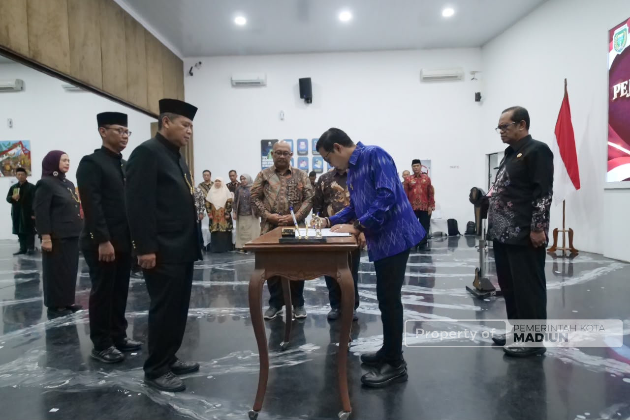 Enam JPTP Dilantik, Plt Wali Kota Madiun Sebut Saatnya Refresh Birokrasi