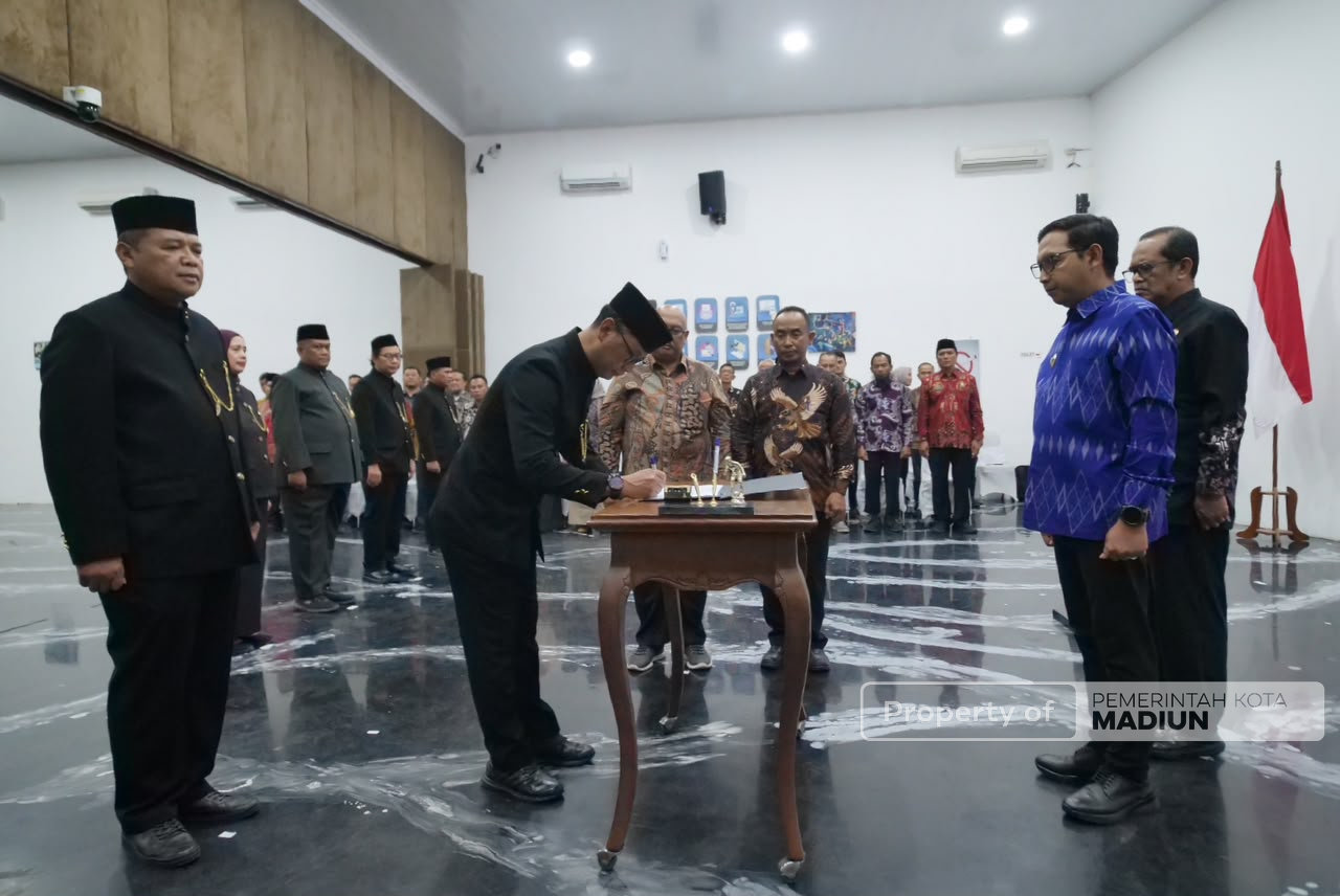 Enam JPTP Dilantik, Plt Wali Kota Madiun Sebut Saatnya Refresh Birokrasi