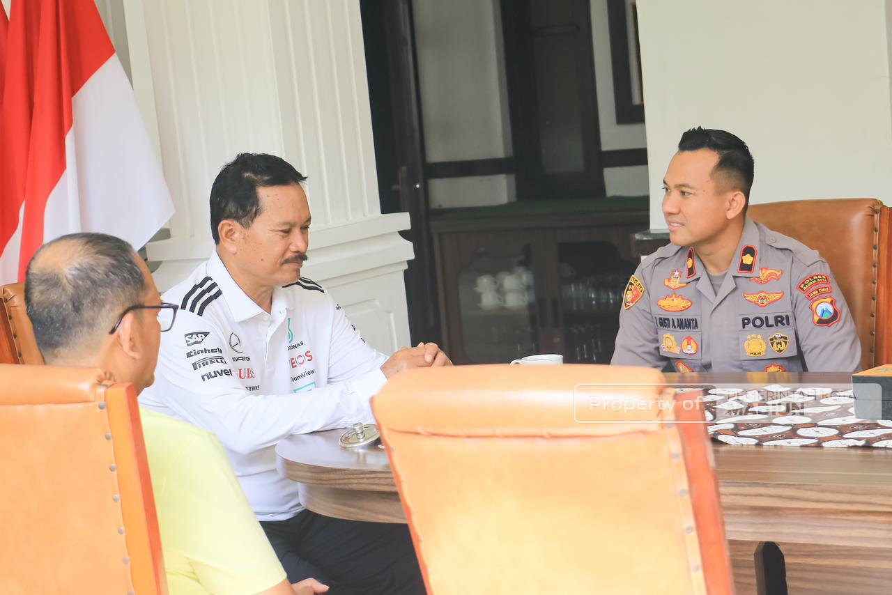 Jelang Tugas Belajar ke Luar Negeri, Wakapolres Madiun Kota Audiensi dengan Wali Kota