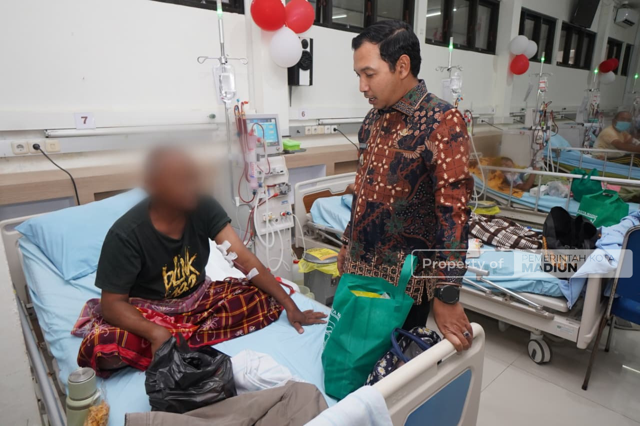 Plt Wali Kota Tinjau Layanan Hemodialisa RSUD Kota Madiun, Dorong Peningkatan Kualitas Pelayanan