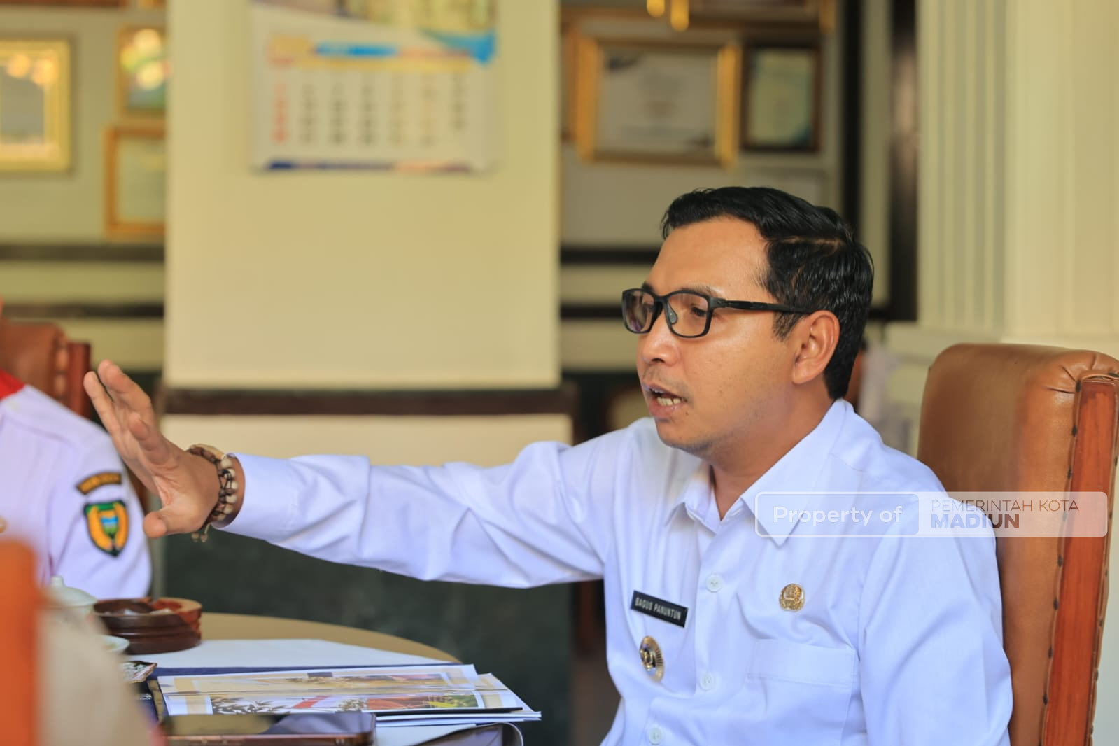 Persiapan Apel Hari Pramuka, Kwarcab Kota Madiun Paparkan Rencana Kegiatan Dihadapan Plt Wali Kota