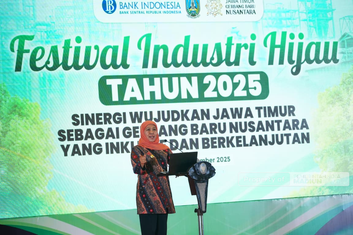 Bukti Komitmen Industri Berkelanjutan, Kota Madiun Terima Penghargaan Industri Hijau Terbaik Jatim 2025