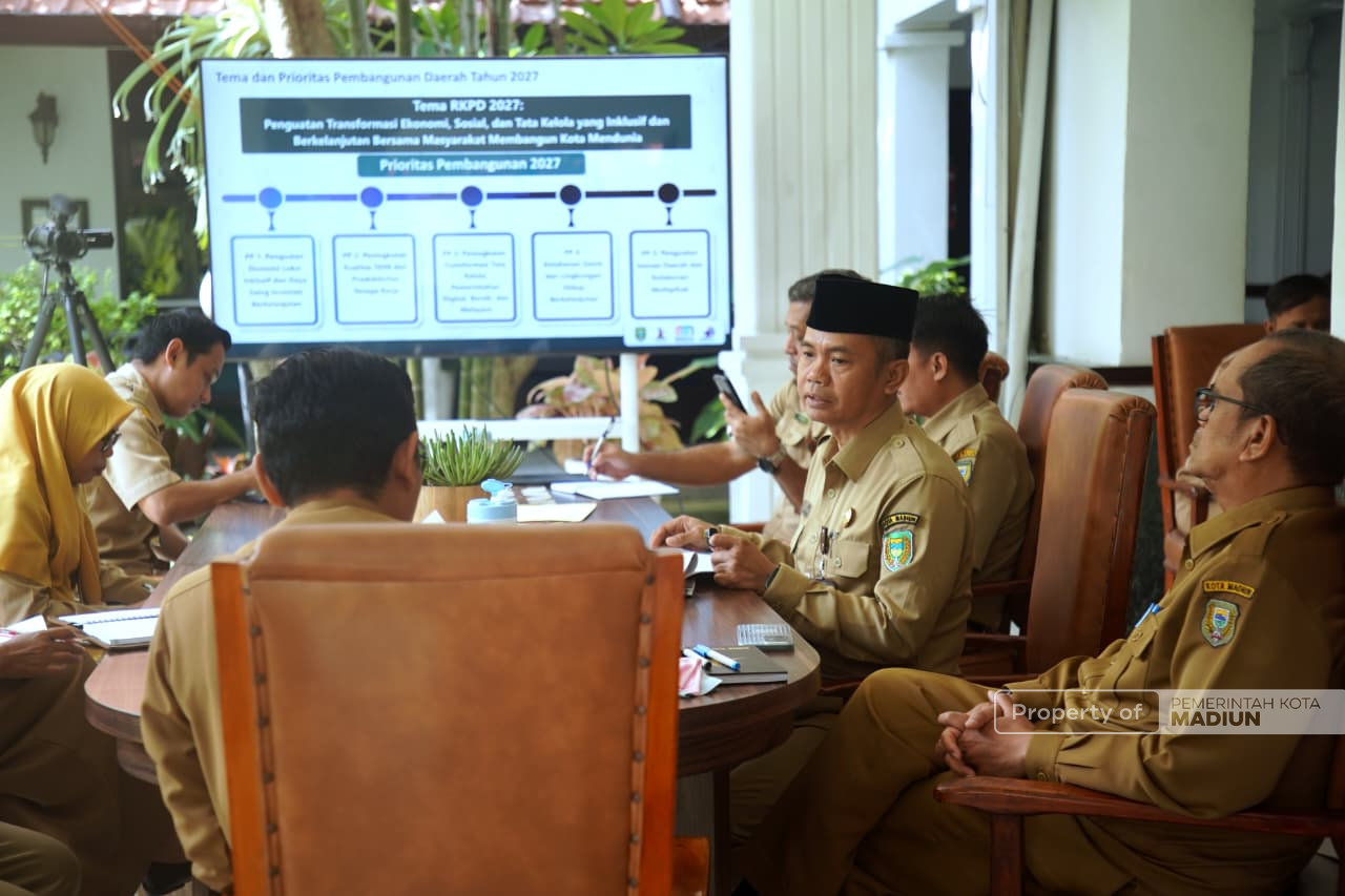 Bahas Musrenbangkot 2027, Pemkot Madiun Matangkan Arah Pembangunan