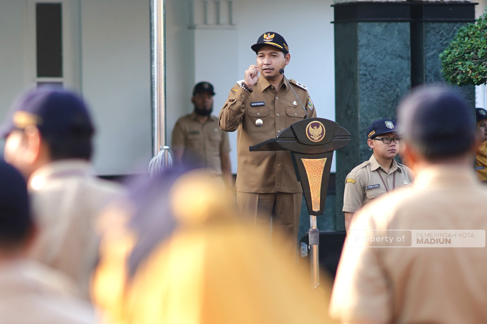 Gelar Apel Pejabat, Plt Wali Kota Beri Arahan Persiapan HUT ke-108 dan Disiplin Pegawai